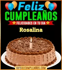 Felicidades en tu día Rosalina